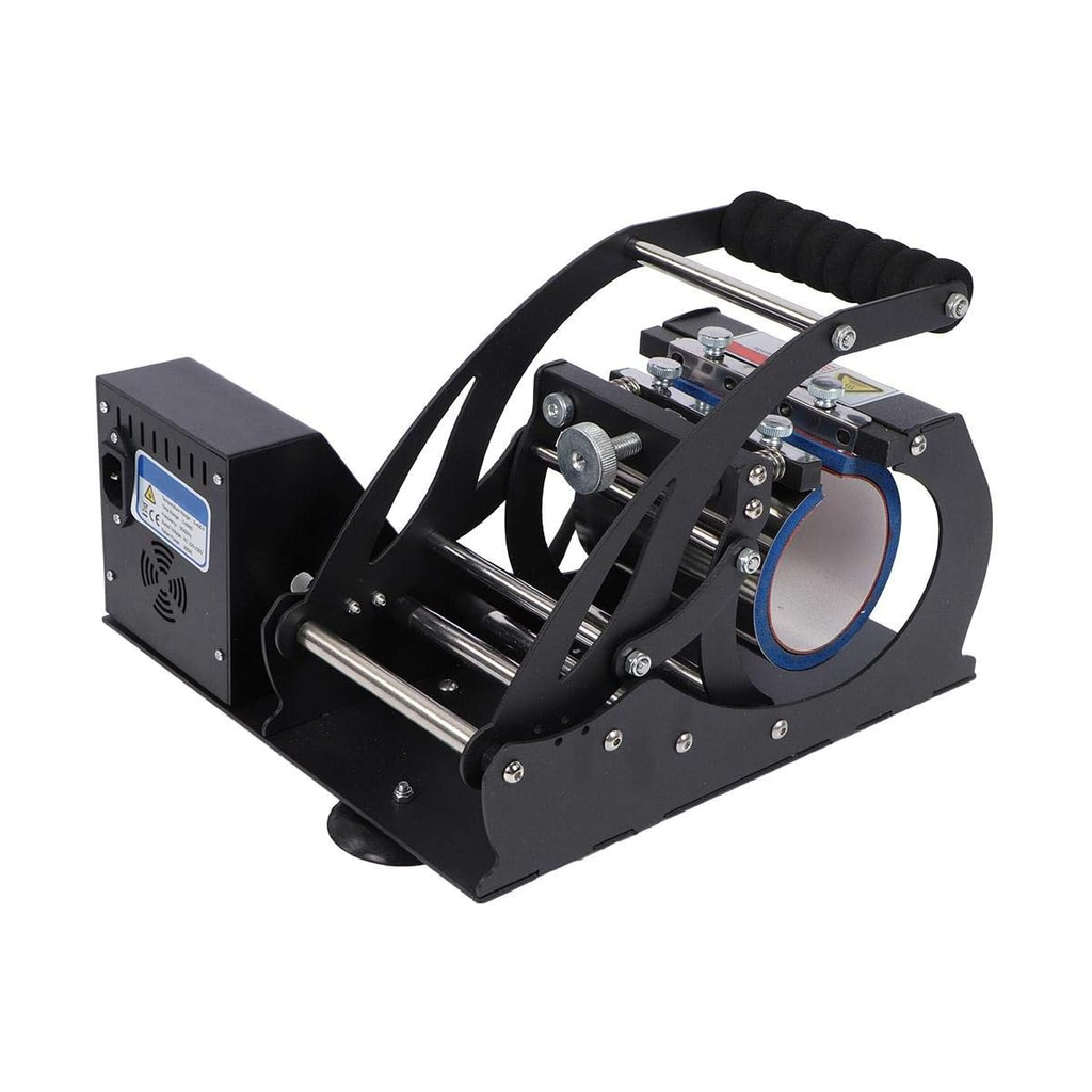 Sublimadora - Termofijadora 5 EN 1 para jarros, resistencias cilindricas 6oz, 9oz, 11oz, resistencias conicas 12oz, 15oz, manual, 110v