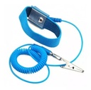 Pulsera antiestatica extendible con pinza tipo lagarto