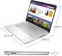 Laptop HP  Amd Atlon 3050U 2.3Ghz, Ram 4Gb, Disco solido SSD 256, Pantalla 14" HD (1366 x 768), Web cam incorporada,  Teclado Español, Color Grey, Nuevo, garantia 1 año
