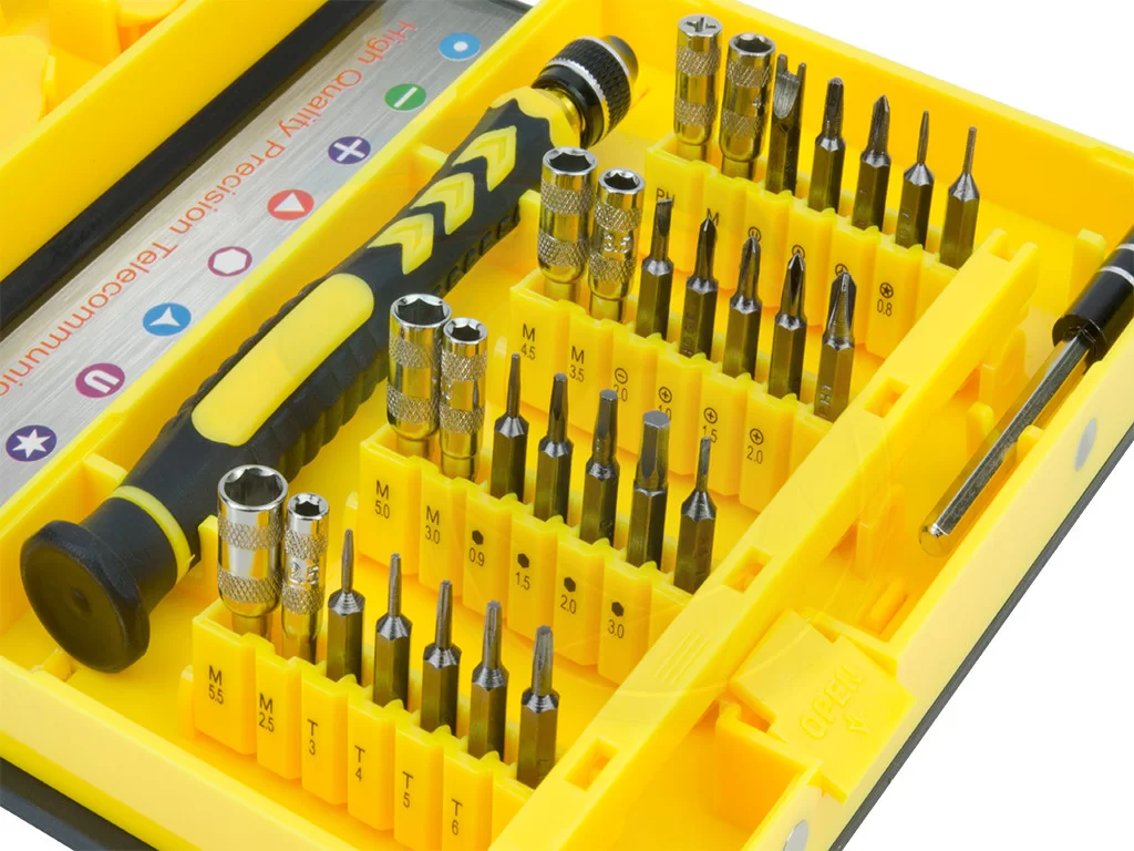 Set de Herramientas para celulares, camaras, laptops etc. 38 en 1.