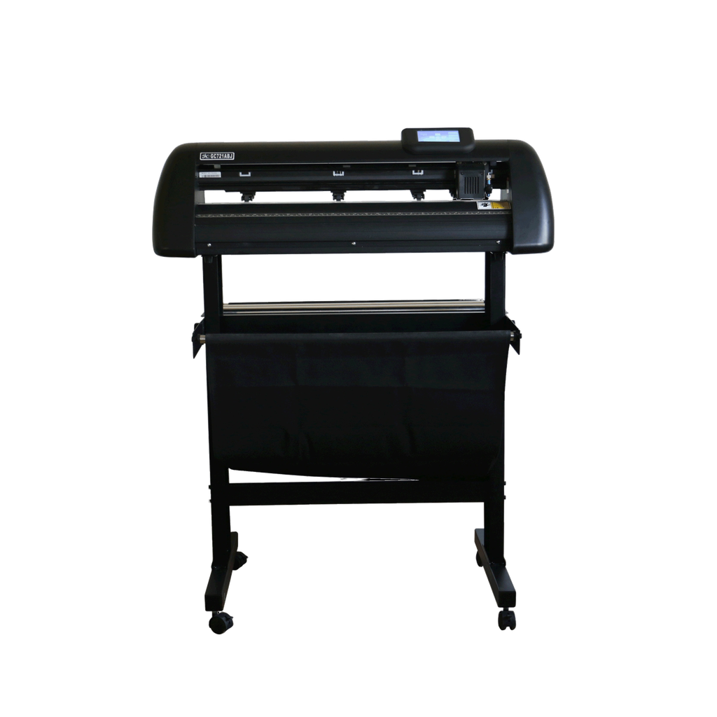 Plotter de Corte Sublime GC721ABJ: 72cm de ancho, 61cm de corte, Velocidad maxima de corte 800mm/s, Fuerza de corte 10 hasta 500g, materiales hasta 1 mm de grosor, puertos COM, USB, + U-Disk, Laser para contornos automatico, Incluye licencia Anycut