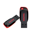 Flash Memory SanDisk Cruzer Blade Usb 64GB, 2.0, negro y rojo