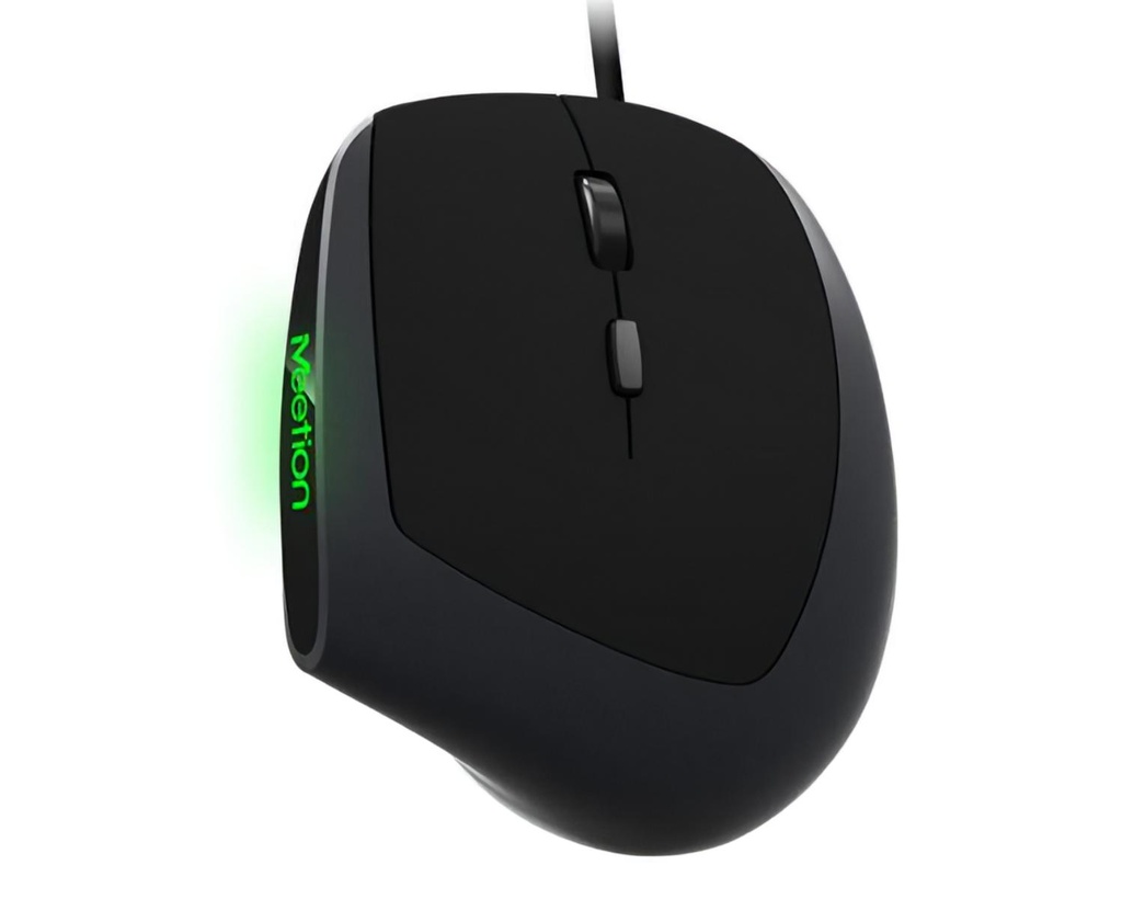Mouse Ergonomico Alambrico Vertical MT M390, Plug and Play Ergonomico