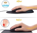 Mouse Pad con almohadilla de gel, suave, lavable