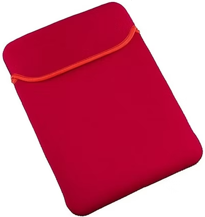 Estuche Para Laptop 15.6 pulgadas, colores Negro, azul, rojo, sin cierre