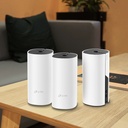 Router TP-LINK DECO M4 3-PACK Sistema Wifi de Malla AC1200 MU-MIMO 2 PTOS. GE  Control Parental