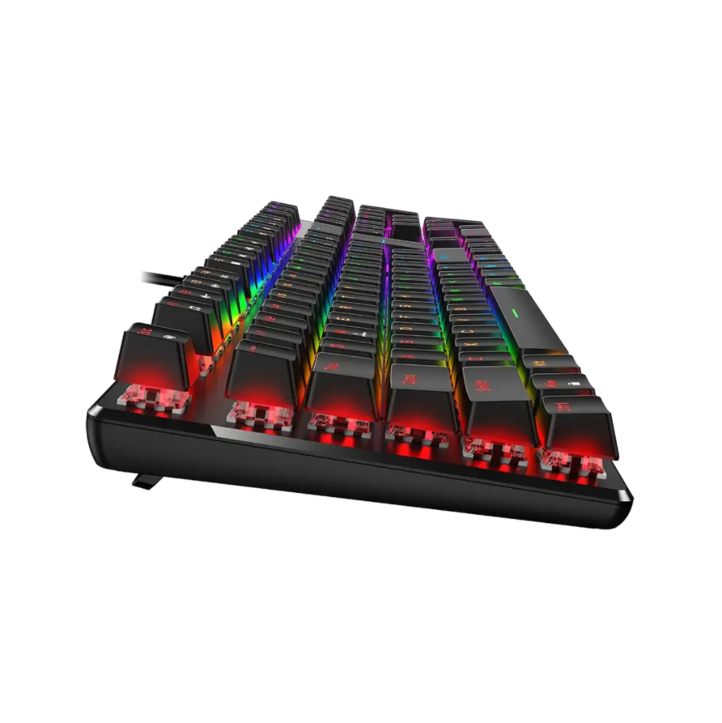 Teclado Genius Gaming Scorpion K12 Mecánico Negro RGB Tecla Copilot