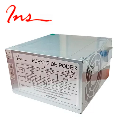 FUENTE PODER INS ATX P4-850W PC 110V - 220V