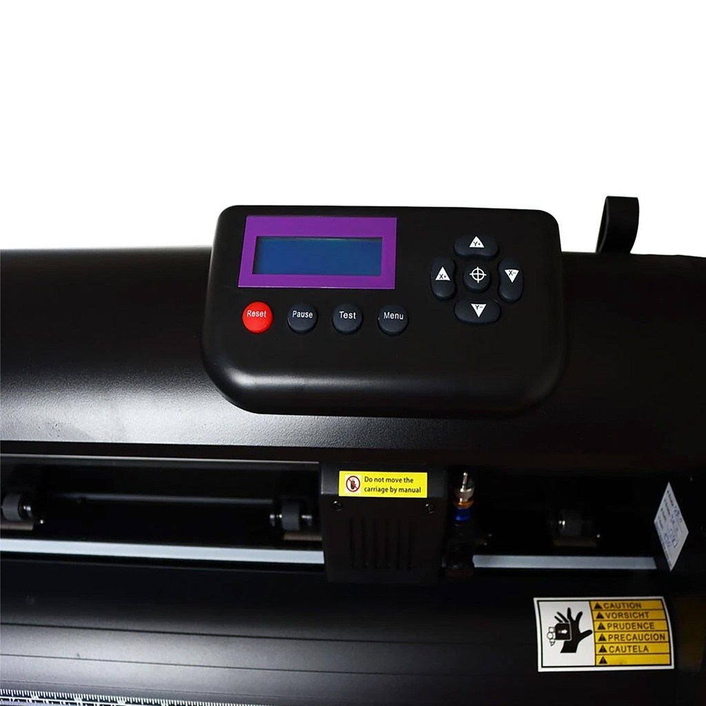 Plotter de Corte Sublime GC490ABJ: 49cm de ancho, 37cm de corte, Velocidad maxima de corte 800mm/s, Fuerza de corte 10 hasta 500g, materiales hasta 1 mm de grosor, puertos COM, USB, + U-Disk, Laser para contornos automatico, Incluye licencia Anycut