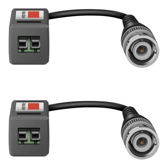 CABLE VIDEO BALUN CONECTOR PARA CAMARAS DE SEGURIDAD