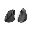 Mouse Klip Xtreme Alámbrico Vertical Ergonómico Krown USB Negro