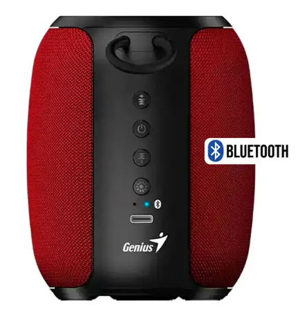 PARLANTE GENIUS/SP-915BT PORTABLE /POTENCIA 5W RMS /BLUETOOTH 5.3 /COLOR ROJO