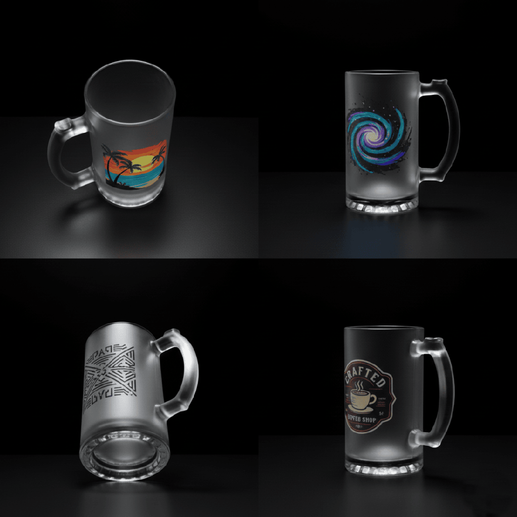 Jarro Cervecero Sublimable Biselado/Frozen 16 oz