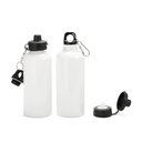 Tomatodo de Aluminio Sublimable tapa chupon + tapa tapon + mosqueton + caja individual