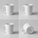 Jarro para Sublimacion Blanco, 11oz,  Brillante AAA, importado 