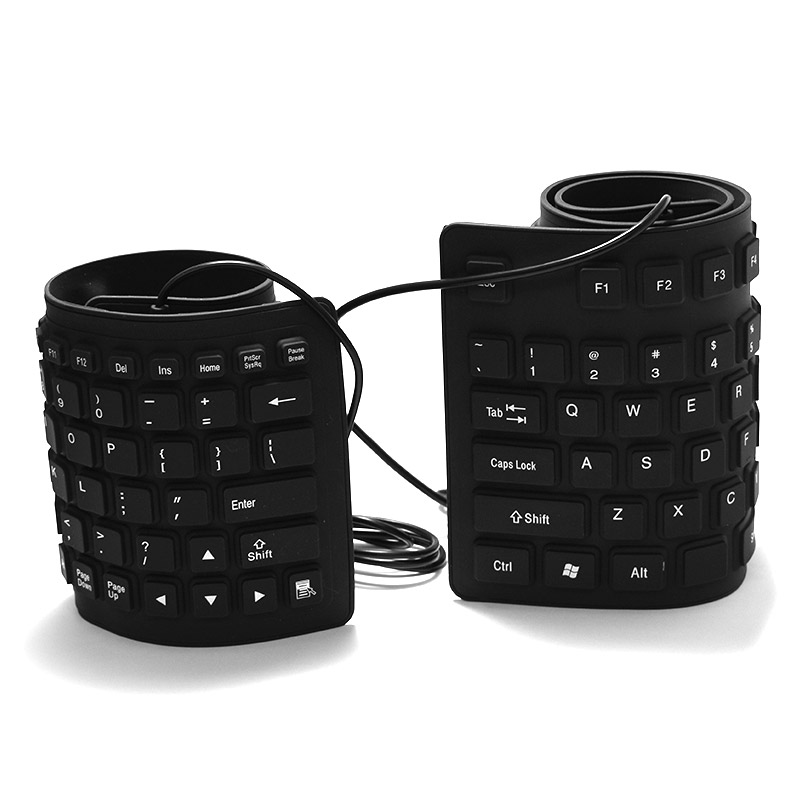 Teclado Mini Flexible Anti agua,  tamaño pequeño garantia de 1 año