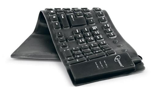 Teclado Mini Flexible Anti agua,  tamaño pequeño garantia de 1 año