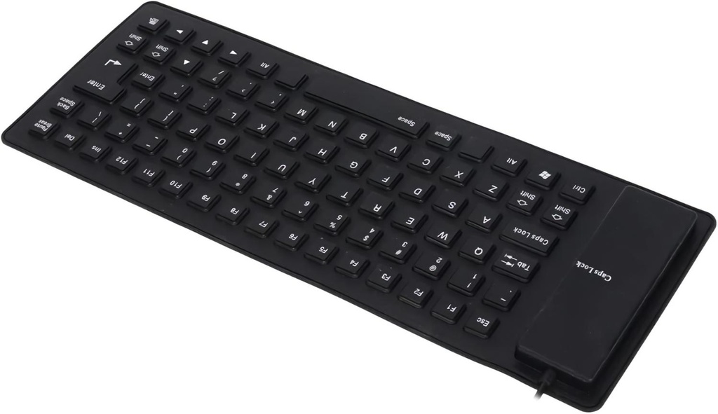Teclado Mini Flexible Anti agua,  tamaño pequeño garantia de 1 año