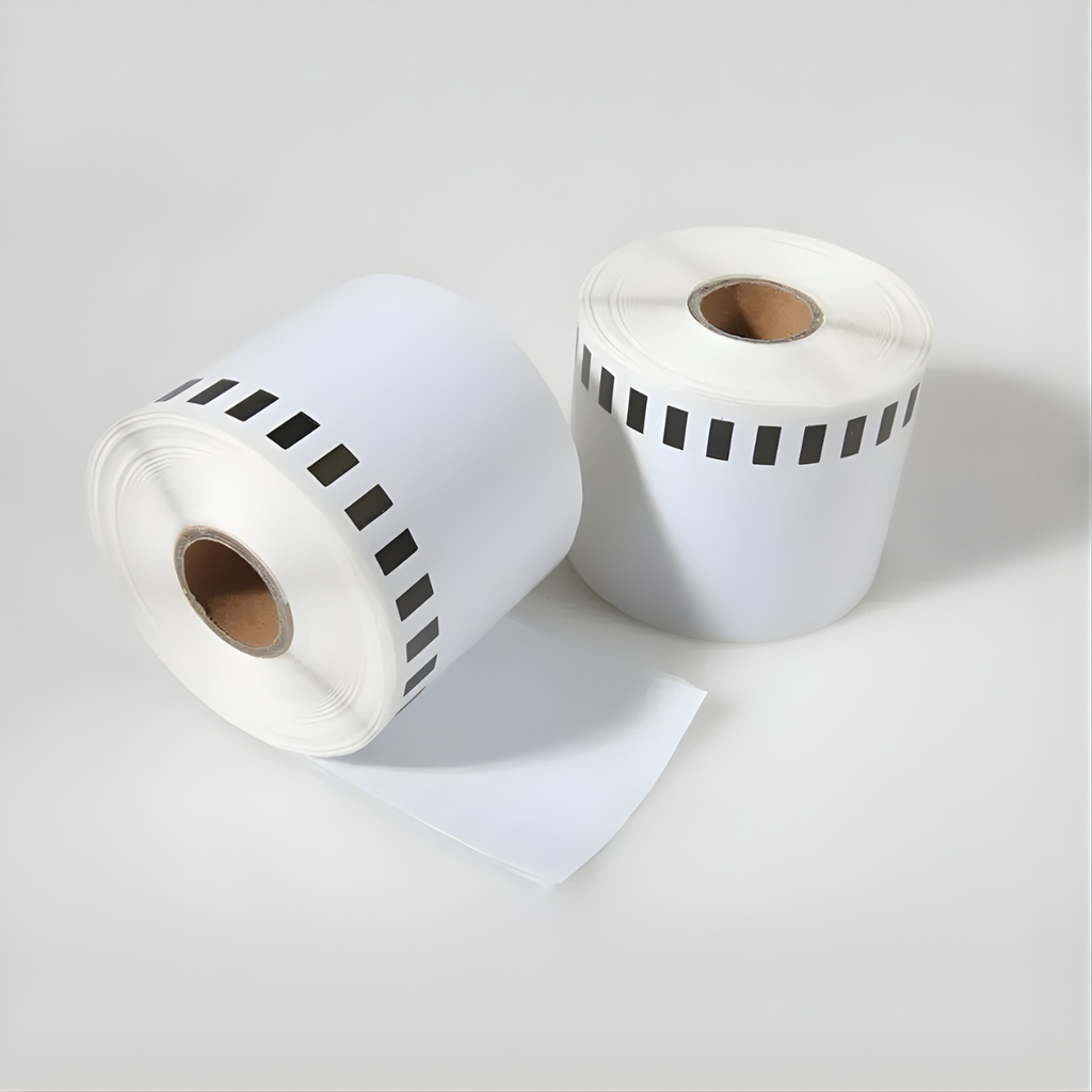 Rollo Papel Térmico Adhesivo Brother DK 2205 Cinta Etiqueta