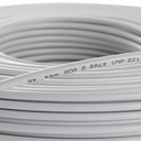 Rollo cable de Red UTP Cat6E, 305M, color gris, para interior