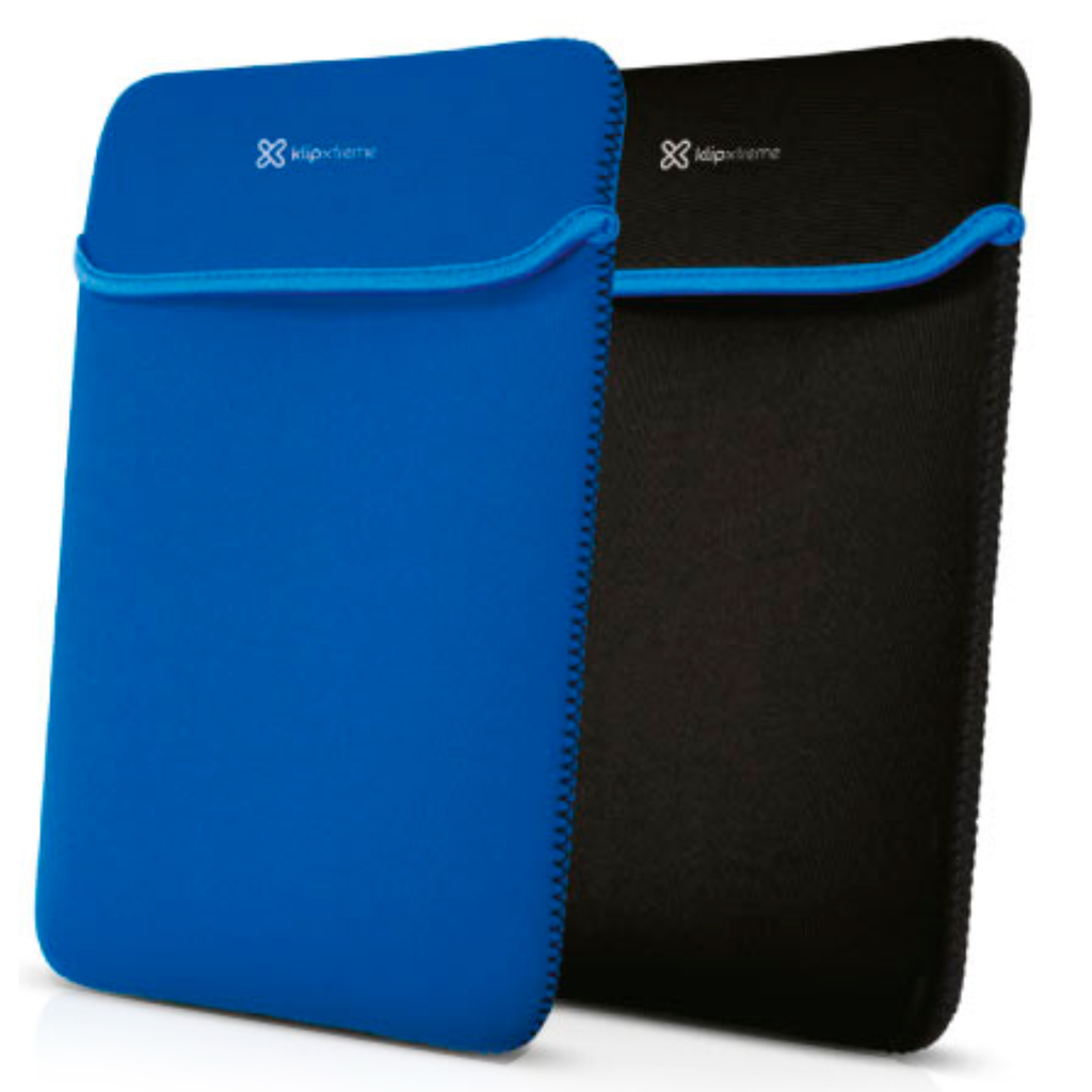 ESTUCHE SLEEVE KLIP XTREME PARA NOTEBOOK 15.6" REVERSIBLE COLOR NEGRO