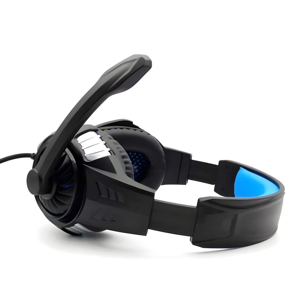 Audifono con Microfono KOMC S80 Plug y Usb 2x3.5, y control de volumen, para Conferencia