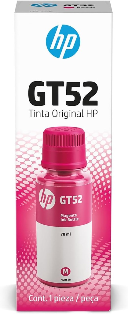 TINTA HP GT52 MAGENTA 5810/5820 8000 PAG M0H55AL