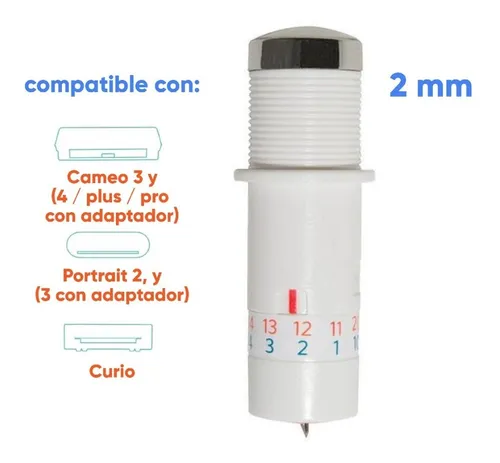 Cuchilla de corte profundo Cameo 3, Portrait 2, Silhouette Curio