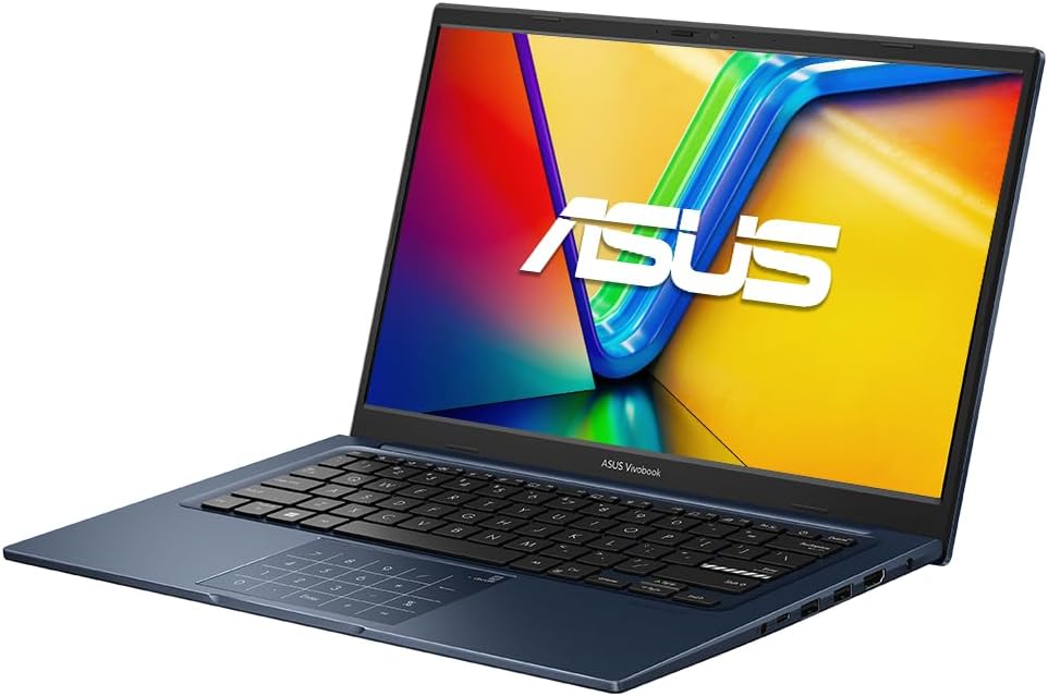 LAPTOP ASUS X1404VA i7-1335U, 512 Gb SSD, 12 Gb RAM, 14 Pulgadas, Windows 11 + Office, Blue.