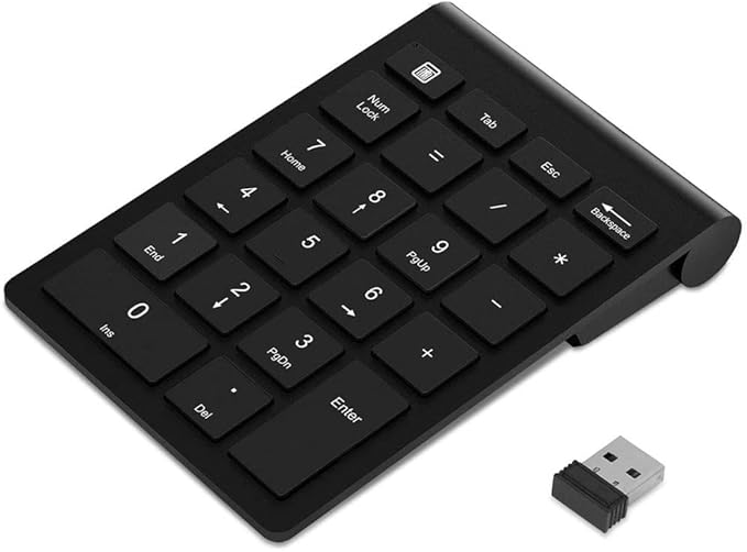 Teclado Genius Numerico Numpad 1000 Wireless Negro, USB, Ultradelgado