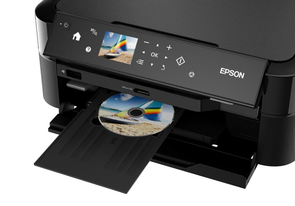 Impresora Multifuncion Epson L850, 6 colores, Pantalla, Foto- Cd-Dvd, PVC printer Ink Jet, sistema original