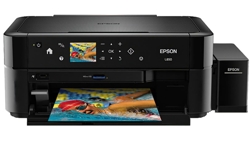 Impresora Multifuncion Epson L850, 6 colores, Pantalla, Foto- Cd-Dvd, PVC printer Ink Jet, sistema original