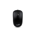 Mouse Genius DX-110, Usb optico, 3 botones, G5, ambidextro, color Negro