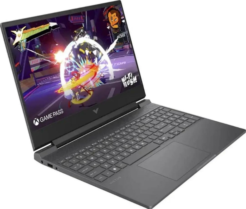 LAPTOP GAMER HP VICTUS 15-FB3019LA RYZEN 7 7445H 8GB RAM 512SSD RTX3050 6GB WINDOWS 11 SILVER
