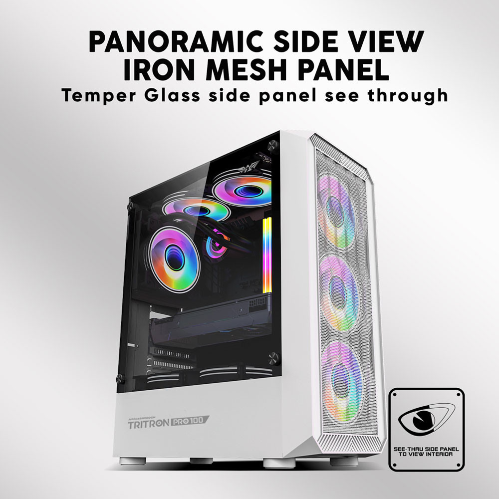 CASE ARMAGGEDON TRITRON PRO 100 WHITE