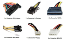 Fuente de Poder SPEEDMIND 800W reales 40A Conector Sata/Ide PCI-E Tipo Gamer