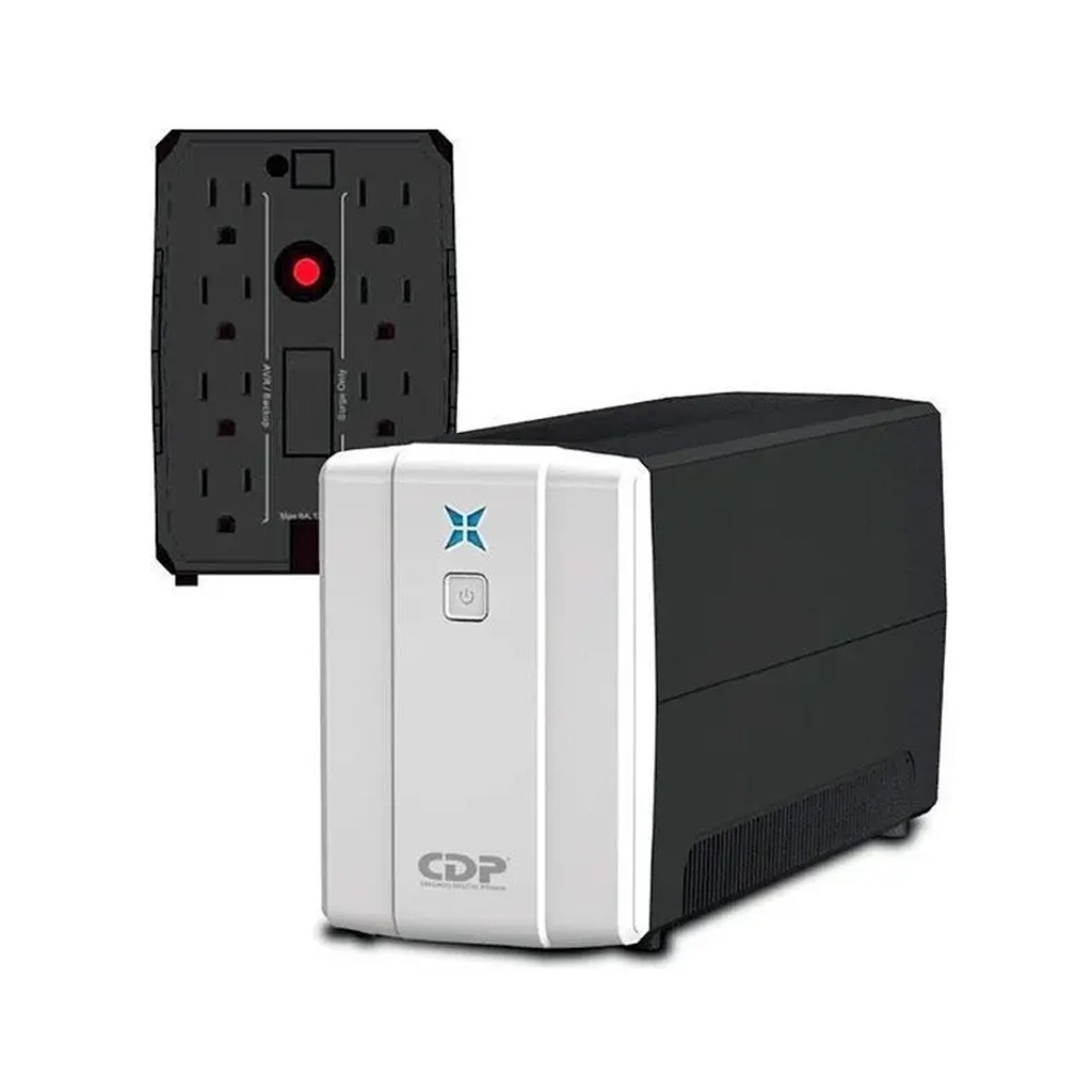 UPS CDP INTERACTIVO R-UPR1008 1000VA/ 500W, 8 TOMA, PUERTOS USB tipo A y 1 USB TIPO C C 120V