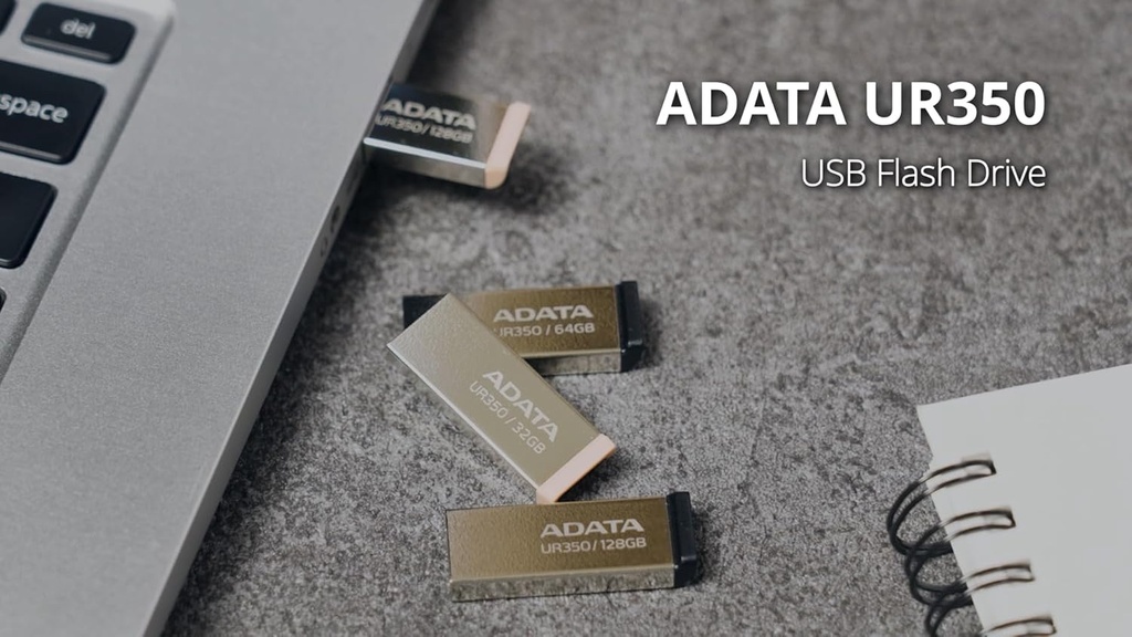 Flash Memory Adata UR350, 64Gb, 2.0, Usb