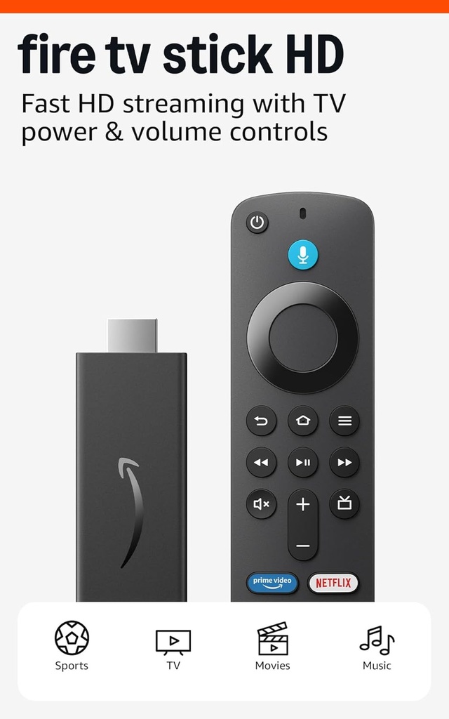 AMAZON FIRE TV STICK FHD QC1.7GHZ 8GB WIFI 5 CON ALEXA