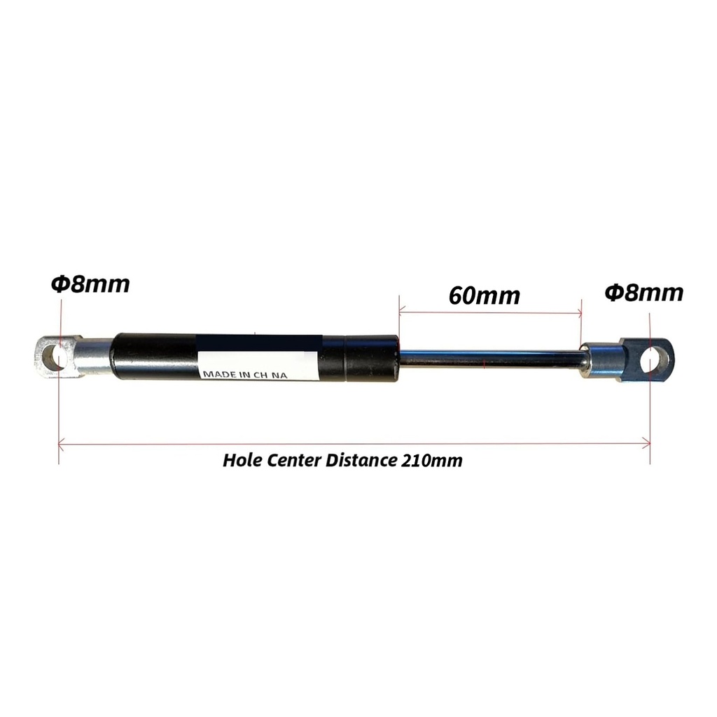 Brazo Amortiguador de 22cm 250N para sublimadora 