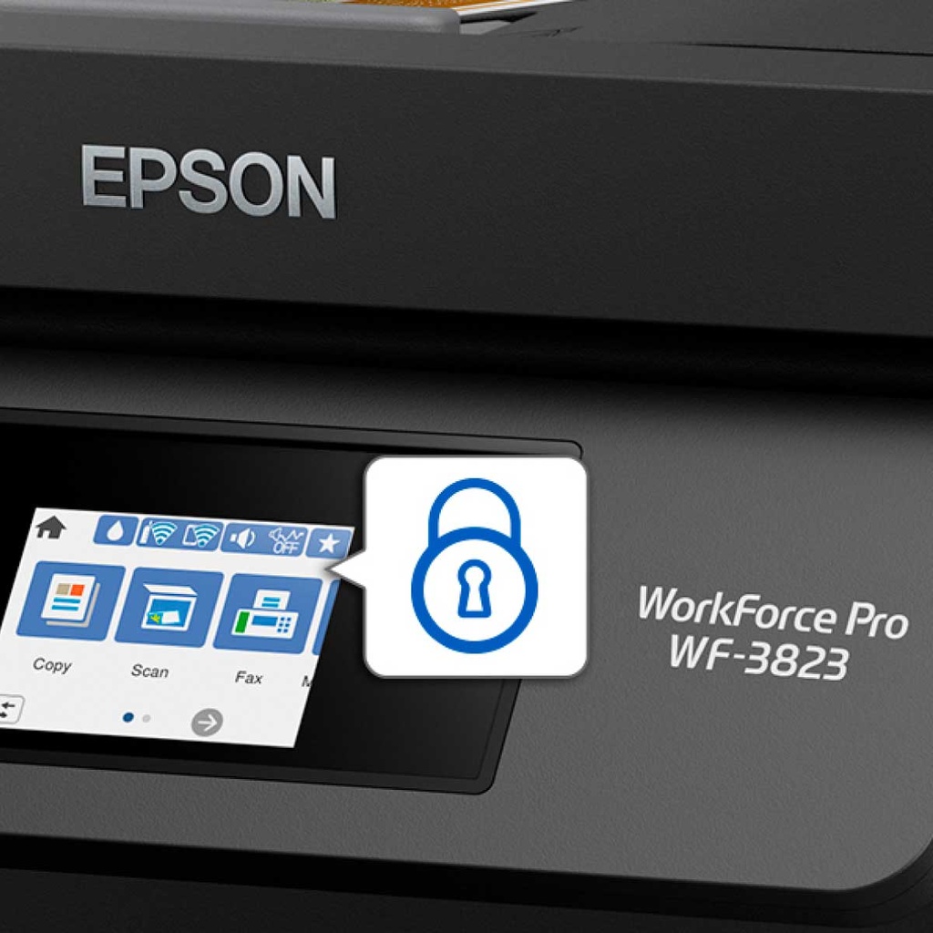 Impresora Multifunción Epson WF-3823, Wifi, Duplex,  SELLADA