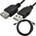 Cable Extension USB Macho A USB Hembra, 5Mt