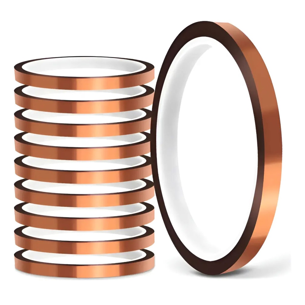 Cinta Termica adhesiva 5mm  x 33m Sublimacion Reballing Alta Temperatura