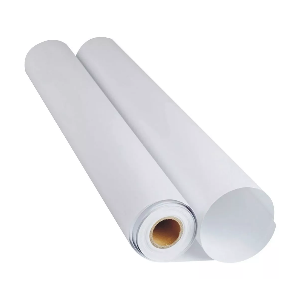 Rollo Papel Bond A0 75 Gramos 90cm x 50 metros, Tubo de 2 pulgadas con caja