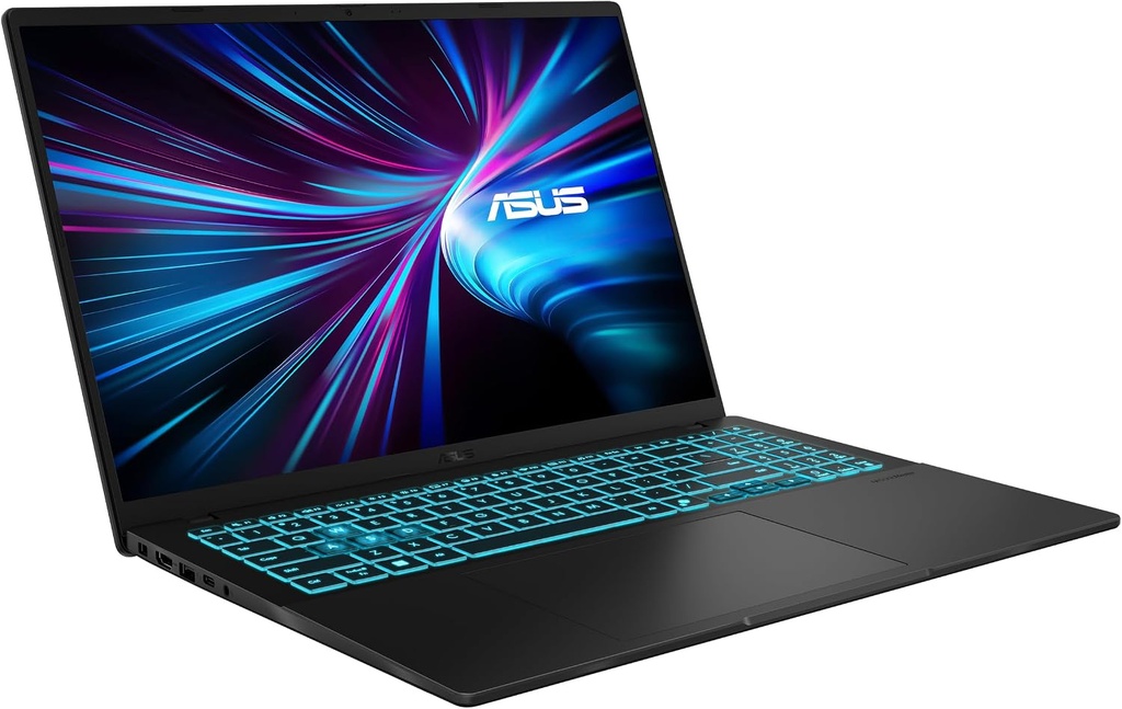 LAPTOP ASUS GAMING V16 V3607VH-RP058 CORE 7 240H 16GB 1TB SSD PCle 4.0 VIDEO GEFORCE RTX 5050 8G GDD7/16.0 WUXGA 144HZ BLACK, GRATIS MOUSE