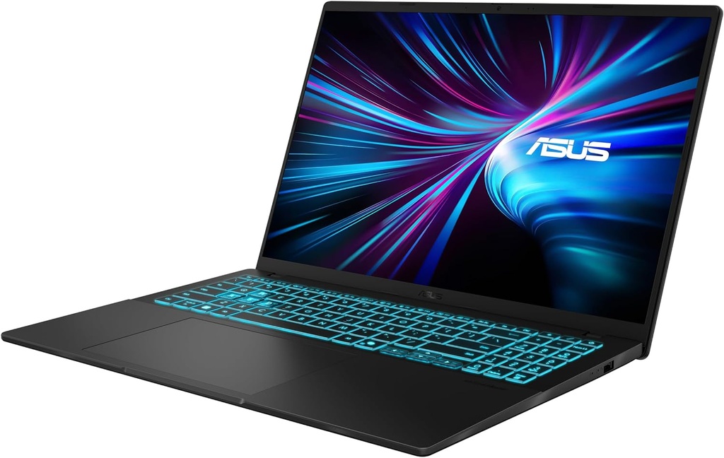 LAPTOP ASUS GAMING V16 V3607VH-RP058 CORE 7 240H 16GB 1TB SSD PCle 4.0 VIDEO GEFORCE RTX 5050 8G GDD7/16.0 WUXGA 144HZ BLACK, GRATIS MOUSE