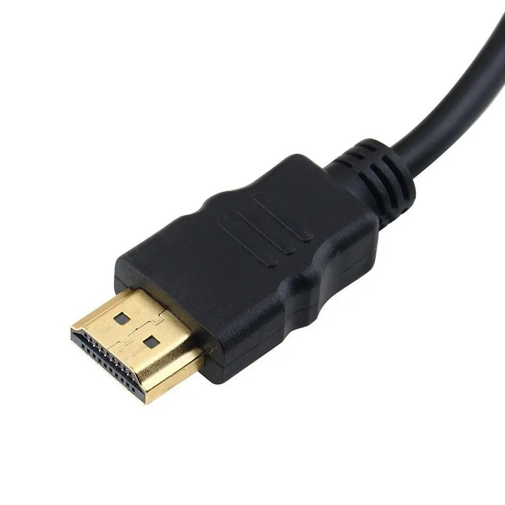 Adaptador Convertidor  HDMI Macho a VGA, con Audio y video