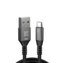 Cable USB A to C KLIP XTREME 30W Reforzado Carga Rápida KAC0506FT