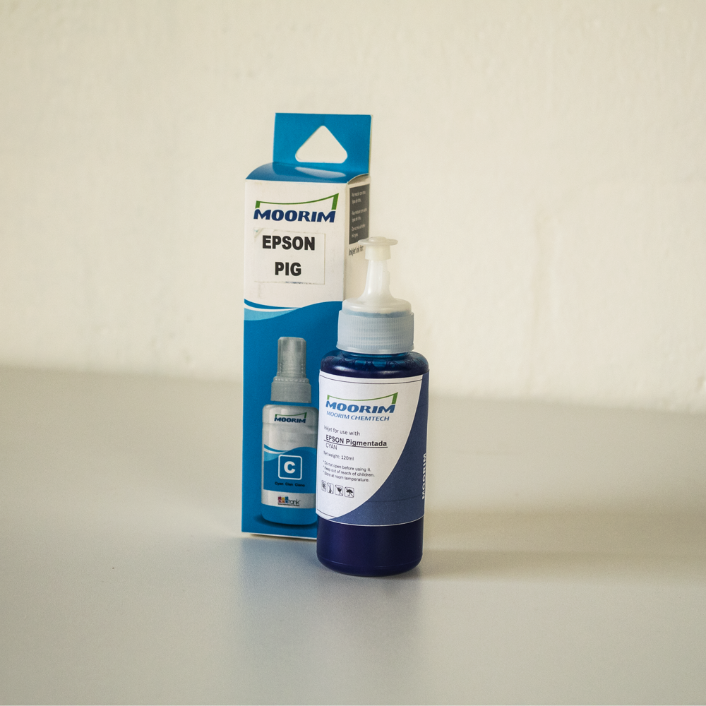 100ml Tinta Moorim Epson Pigmentada Cyan