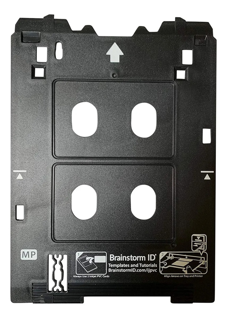 Bandeja para impresion de tarjetas Pvc Inkjet Canon TS8220, TS8310, TS8320, TS8322, TS8330, TS8340, TS8350, TS8351, TS8352, TS8360, TS8370, TS8350, TS8390, TS8391, TS8392, TS9510, TS9520, TS9530, TS9540, TS9550, TS9560, TS9570, TS9580